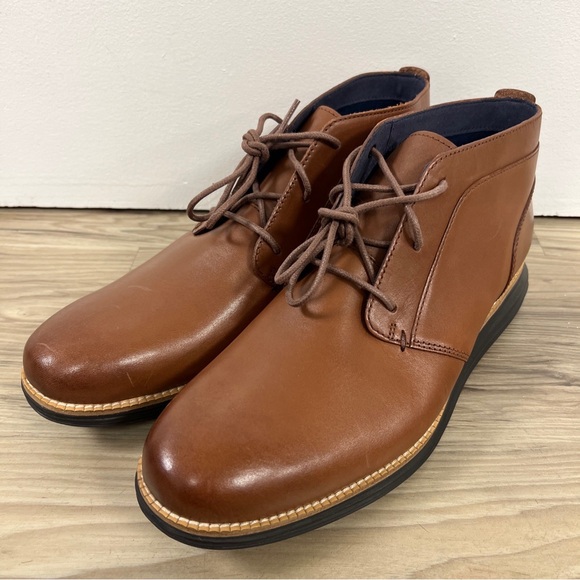 Cole Haan Men's Originalgrand Remastered Chukka Boot - Waterproof Leather Comfort Boot - View #3